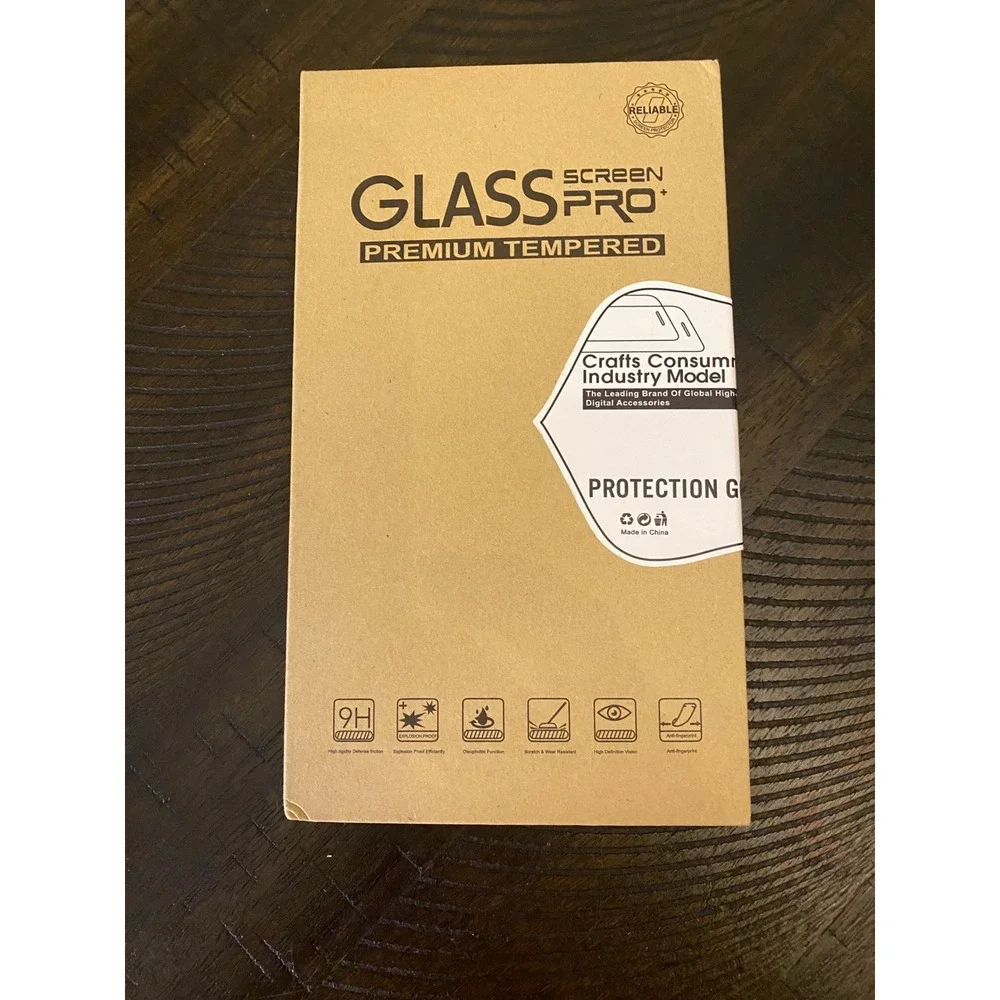Glass Screen Pro+ Premium Tempered Glass Screen Protector 9H Hardness 3Pk iPhone
